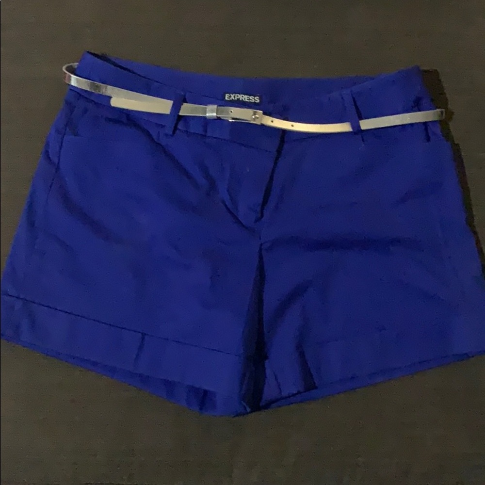 Express belted shorts